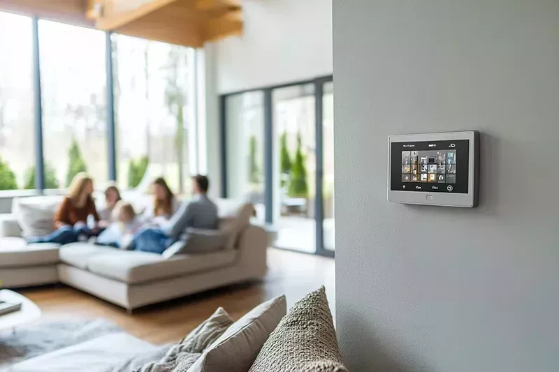 Smart-Home-Steuerung für Sicherheitstechnik und Komfort